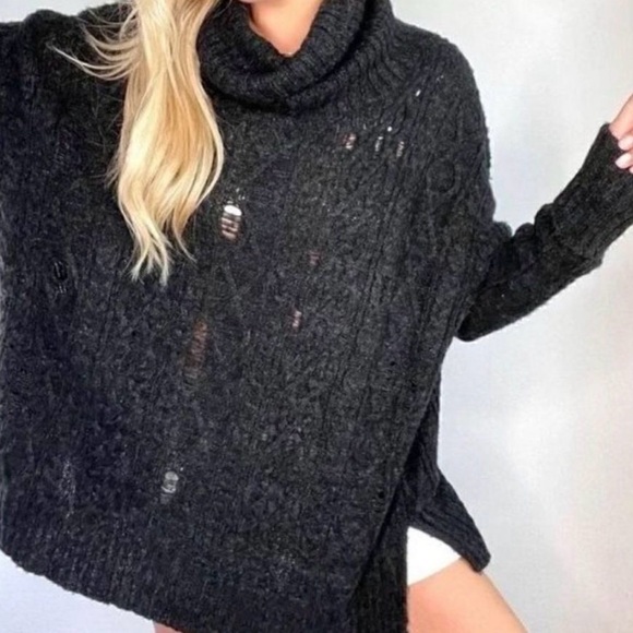 Free People Sweaters - Free People Distressed Sweater